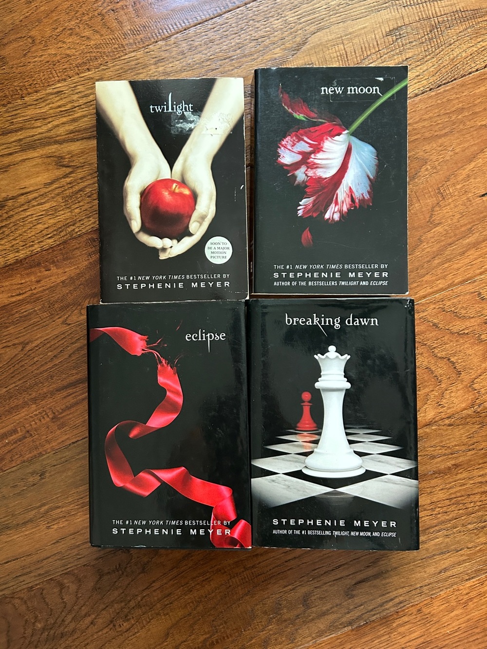Twilight Saga Books 1-4 - New Moon(P) , Eclipse (HC), Breaking Dawn (HC)